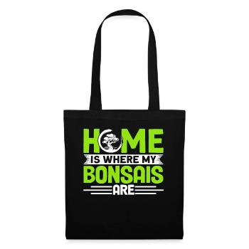 Bonsai Tree Gift Japan Bonsai Garden - Tote Bag - black - Front
