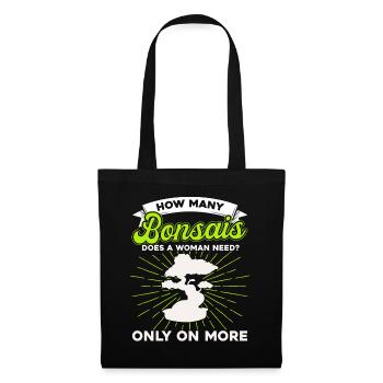 Bonsai Tree Gift Japan Bonsai Garden - Tote Bag - black - Front