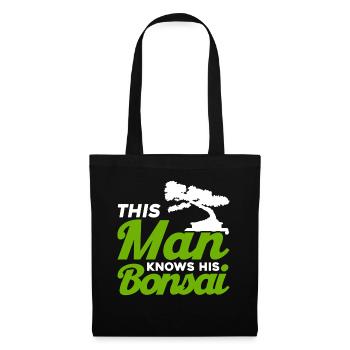 Bonsai Tree Gift Japan Bonsai Garden - Tote Bag - black - Front