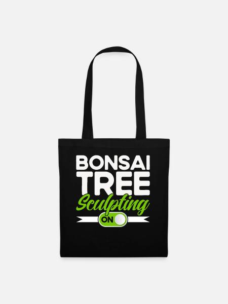 Bonsai Tree Gift Japan Bonsai Garden - Tote Bag - black