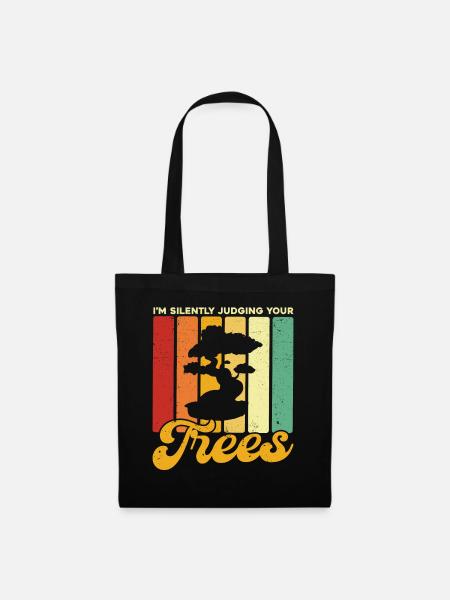 Bonsai Tree Gift Japan Bonsai Garden - Tote Bag - black