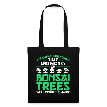 Bonsai Tree Gift Japan Bonsai Garden - Tote Bag - black - Front