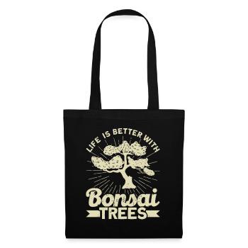 Bonsai Tree Gift Japan Bonsai Garden - Tote Bag - black - Front