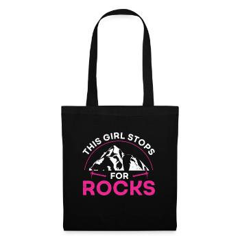 Géologue de la géologie collectrice de roches - Sac en tissu - noir - Devant