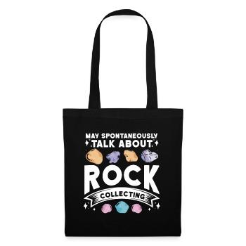 Géologue de la géologie collectrice de roches - Sac en tissu - noir - Devant