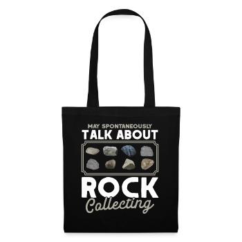Géologue de la géologie collectrice de roches - Sac en tissu - noir - Devant
