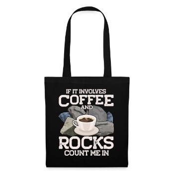 Géologue de la géologie collectrice de roches - Sac en tissu - noir - Devant