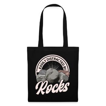 Géologue de la géologie collectrice de roches - Sac en tissu - noir - Devant