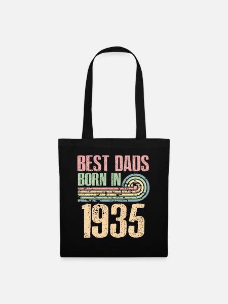 The best fathers were born in 1935, 88 years old, - Tote Bag - black