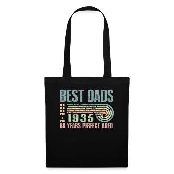 The best fathers were born in 1935, 88 years old, - Tote Bag - black - Front