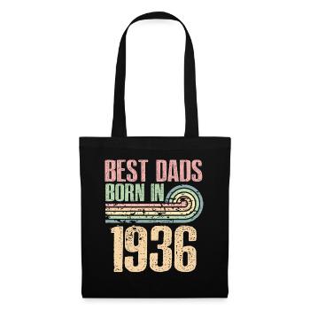 The best fathers were born in 1936, 87 years old, - Tote Bag - black - Front