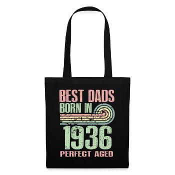 The best fathers were born in 1936, 87 years old, - Tote Bag - black - Front