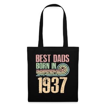 The best fathers were born in 1937, 86 years old, - Tote Bag - black - Front