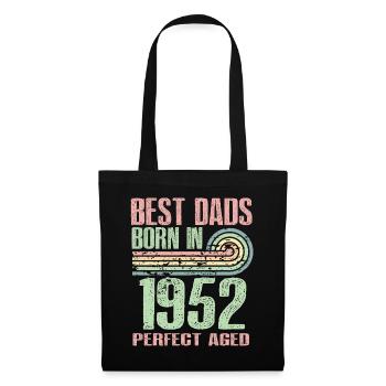 The best fathers were born in 1952, 71 years old, - Tote Bag - black - Front