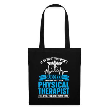 Physiotherapy Physiotherapist Physio - Tote Bag - black - Front