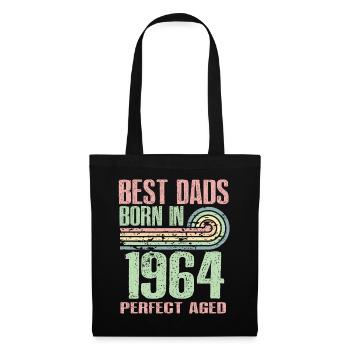 The best fathers were born in 1964, 59 years old, - Tote Bag - black - Front