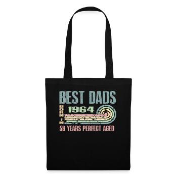 The best fathers were born in 1964, 59 years old, - Tote Bag - black - Front