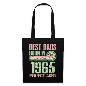 The best fathers were born in 1965, 58 years old, - Tote Bag - black - Front
