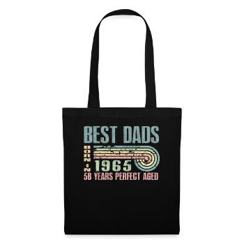 The best fathers were born in 1965, 58 years old, - Tote Bag - black - Front