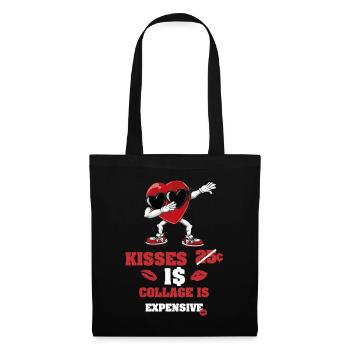 Dabbing Heart Breaker Drôle Messieurs Enfants Garçons - Sac en tissu - noir - Devant