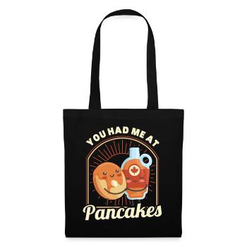 Pfannkuchen Food Lover Best Pancake Maker - Stoffbeutel - Schwarz - Vorne