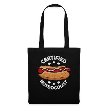 Cool Hot Dog Design for Men Women Boys Sausage - Tote Bag - black - Front