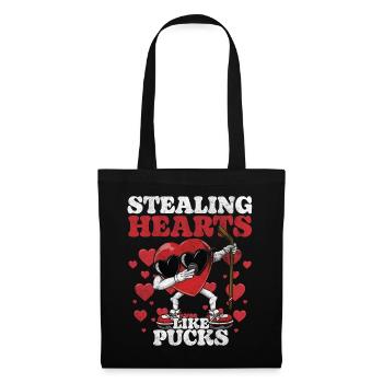 Dabbing Heart Crusher Funny Gentlemen Children Boys - Tote Bag - black - Front