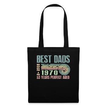 The best fathers are born in 1970, 53 years old, - Tote Bag - black - Front