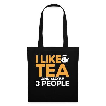 Tea Drinker Gift Cup Tea Lover - Tote Bag - black - Front