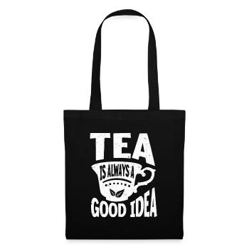 Tea Drinker Gift Cup Tea Lover - Tote Bag - black - Front
