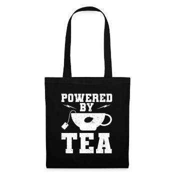 Teetrinker Geschenk Tasse Tee Liebhaber - Stoffbeutel - Schwarz - Vorne