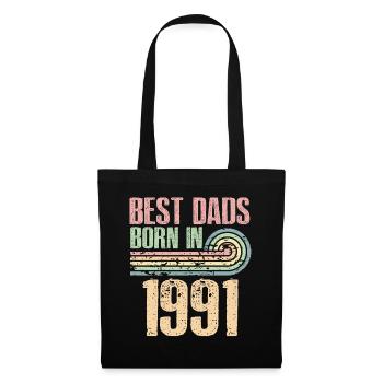 The best fathers were born in 1991, 32 years old, - Tote Bag - black - Front