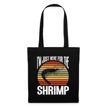 Cadeau amateur de fruits de mer fruits de mer - Sac en tissu - noir - Devant