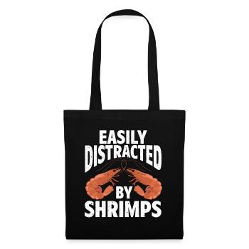 Cadeau amateur de fruits de mer fruits de mer - Sac en tissu - noir - Devant