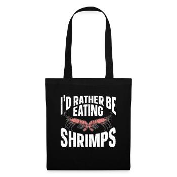 Amateurs de fruits de mer Cadeau Fruits de mer - Sac en tissu - noir - Devant