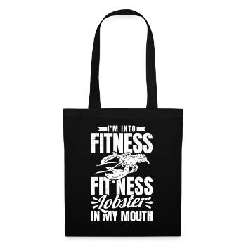 Amateurs de fruits de mer Cadeau Fruits de mer - Sac en tissu - noir - Devant