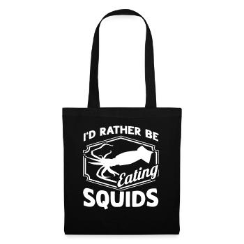 Amateurs de fruits de mer Cadeau Fruits de mer - Sac en tissu - noir - Devant