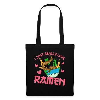 Ramen Noodle Soup Japanese Kawaii Gift Ramen - Tote Bag - black - Front