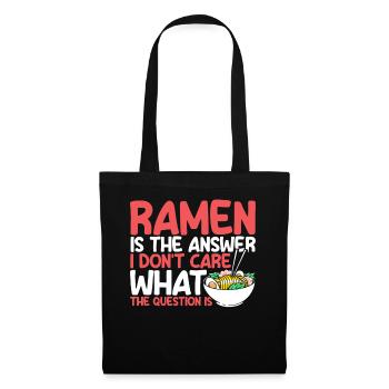 Ramen Noodle Soup Japanese Kawaii Gift Ramen - Tote Bag - black - Front