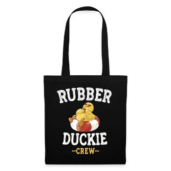 Rubber Duck Yellow Duck Crew Bathing Ducks Ducks - Tote Bag - black - Front