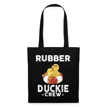 Rubber Duck Yellow Duck Crew Bathing Ducks Ducks - Tote Bag - black - Front