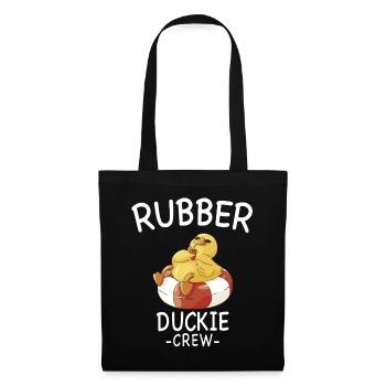 Rubber Duck Yellow Duck Crew Rubber Ducks Ducks Ducks - Tote Bag - black - Front