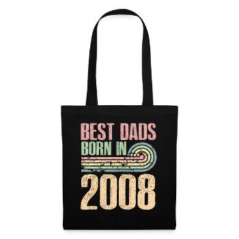 The best fathers were born in 2008, 15 years old, - Tote Bag - black - Front