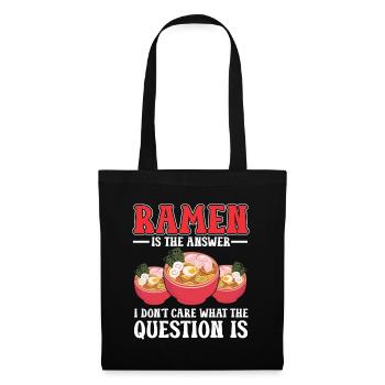 Ramen Noodle Soup Japanese Kawaii Gift Ramen - Tote Bag - black - Front