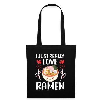 Ramen Noodle Soup Japanese Kawaii Gift Ramen - Tote Bag - black - Front