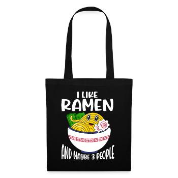Ramen Noodle Soup Japanese Kawaii Gift Ramen - Tote Bag - black - Front