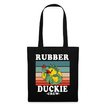 Rubber Duck Yellow Duck Crew Bathing Ducks Ducks - Tote Bag - black - Front