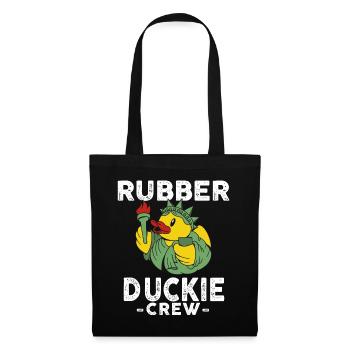 Rubber Duck Yellow Duck Crew Bathing Ducks Ducks - Tote Bag - black - Front