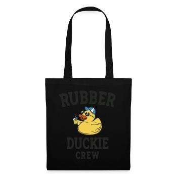 Rubber Duck Yellow Duckie Crew Bath Ducks Duckling - Tote Bag - black - Front