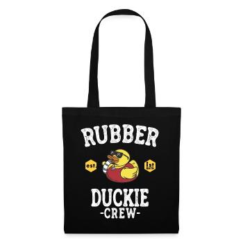 Rubber Duck Yellow Duck Crew Bathing Ducks Ducks - Tote Bag - black - Front